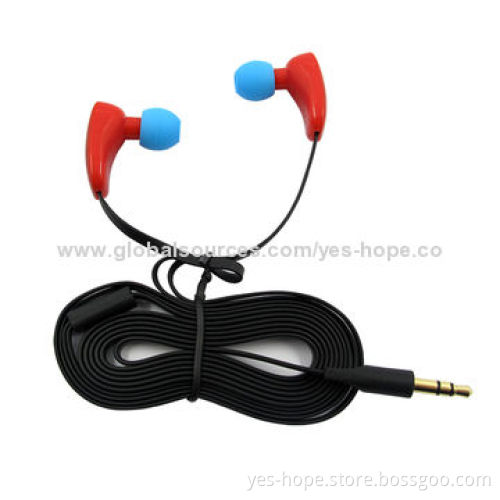 Colorful Stereo Handsfree Earphones for iPod, 20-20,000Hz Frequency Response